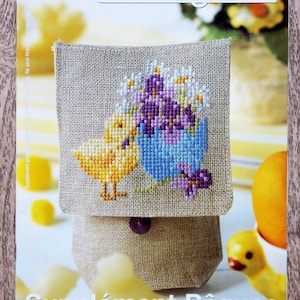 Magazine De fil en aiguille / Supplément Pâques, magazine broderie, grilles broderie, revue broderie, Magazine point de croix