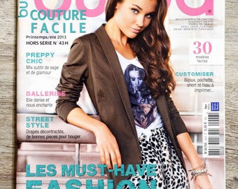 Magazine Burda couture facile Printemps-été 2013, magazine couture, patron couture, Burda style, magazine Burda, patron Burda