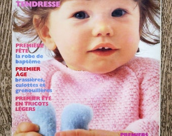 Catalogue Vintage Tricot Pour Enfants Layette – Paris Mailles – Belle Qualité Photo
