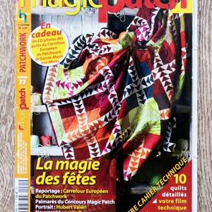 Magazine Magic patch 77 / The magic of the holidays, patchwork magazine, patchwork pattern, sewing pattern, sewing magazine, Christmas patch