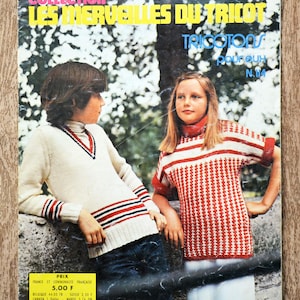 Knitting magazine for them 114, knitting magazine, crochet magazine, vintage knitting, child knitting, vintage pattern, vintage sweater