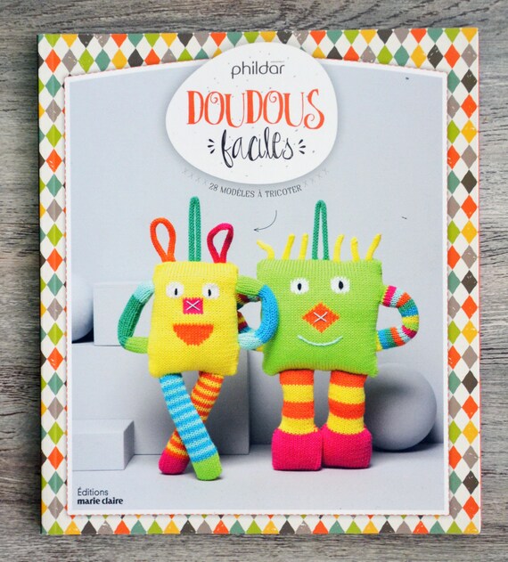 NEW / easy toys book 20 patterns to knit book of knitting Etsy