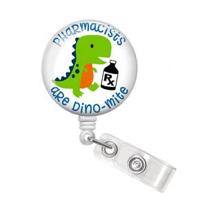 Pharmacist Badge Reel - Pharmacist Badge Holder - Pharmacist Gift - Pharmacy Badge Reel