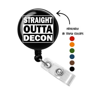 SPD Tech Badge Reel - SPD Tech Badge Holder - Sterile Processor Badge Reel - Sterile Processor Badge Holder