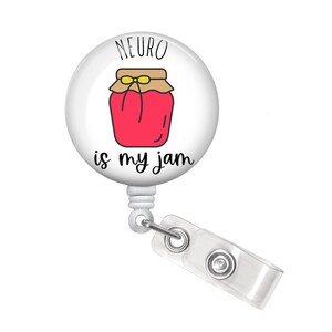 Neuro Badge Reel - Neuro Badge Holder - Neuro Nurse Badge Reel - Neuro Nurse Badge Holder - Neuro OT Badge Reel - Neuro OT Badge Holder