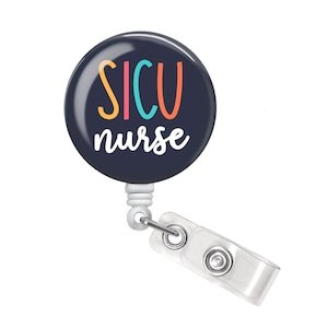 SICU Nurse Badge Reel Surgical Nurse Badge Reel SICU Nurse Badge