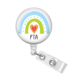 Physical Therapist Assistant Badge Reel - Physical Therapy Badge Reel - Physical Therapy Badge Holder - PTA Badge Holder - PTA Badge Reel