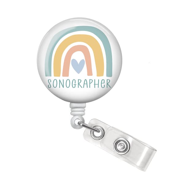 Sonographer Badge Holder - Ultrasound Badge Reel - Ultrasound Tech Gift -  Sonographer Gift - Sonographer Badge Reel - Ultrasound Technician