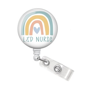 Labor and Delivery Nurse Badge Reel - L&D Badge Reel - Labor and Delivery Badge Reel - Nurses Week - Nurse Gift - Nurse Badge Reel - Rainbow