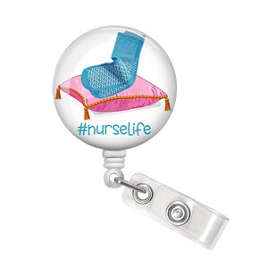 Nurse Badge Reel - Funny Nurse Badge Reel - Nurse Badge Holder - Funny Nurse Badge Holder - Nurse Gift