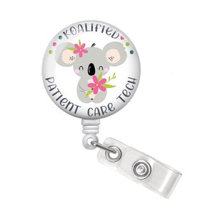 Patient Care Technician Badge Reel - Patient Care Technician Badge Holder - Patient Care Tech Badge Reel - Patient Care Tech Badge Holder