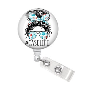 Nurse Case Manager Badge Reel - Nurse Case Manager Badge Holder - Nurse Care Coordinator Gift - Case Manager Gift - Case Manager Badge Reel