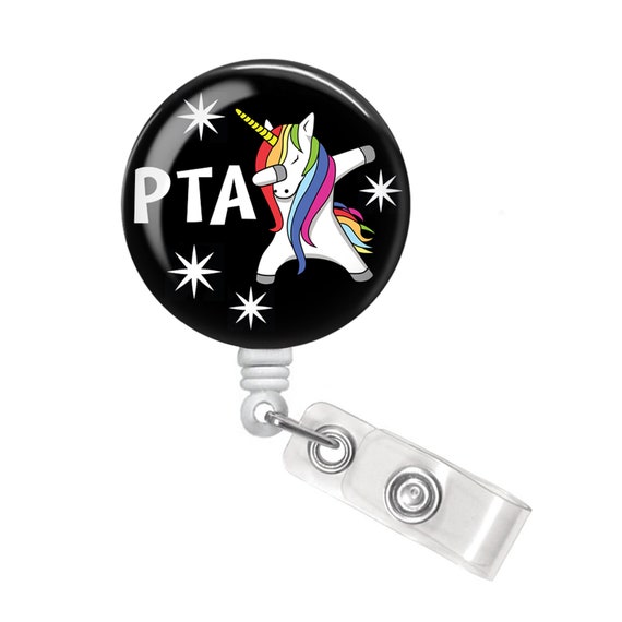 Physical Therapist Assistant Badge Reel - Physical Therapy Badge Reel - Physical Therapy Badge Holder - Unicorn Badge Reel - PTA Unicorn