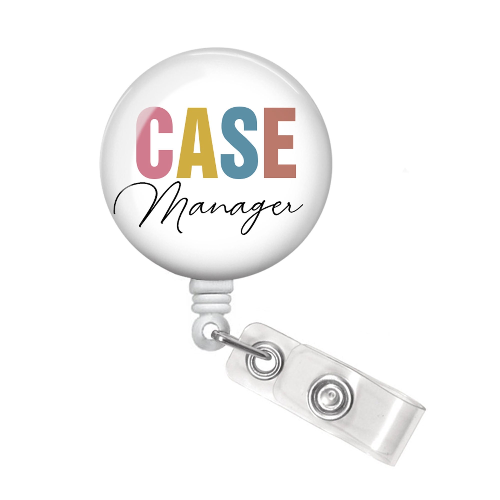 Nurse Case Manager Badge Reel Nurse Case Manager Badge Holder