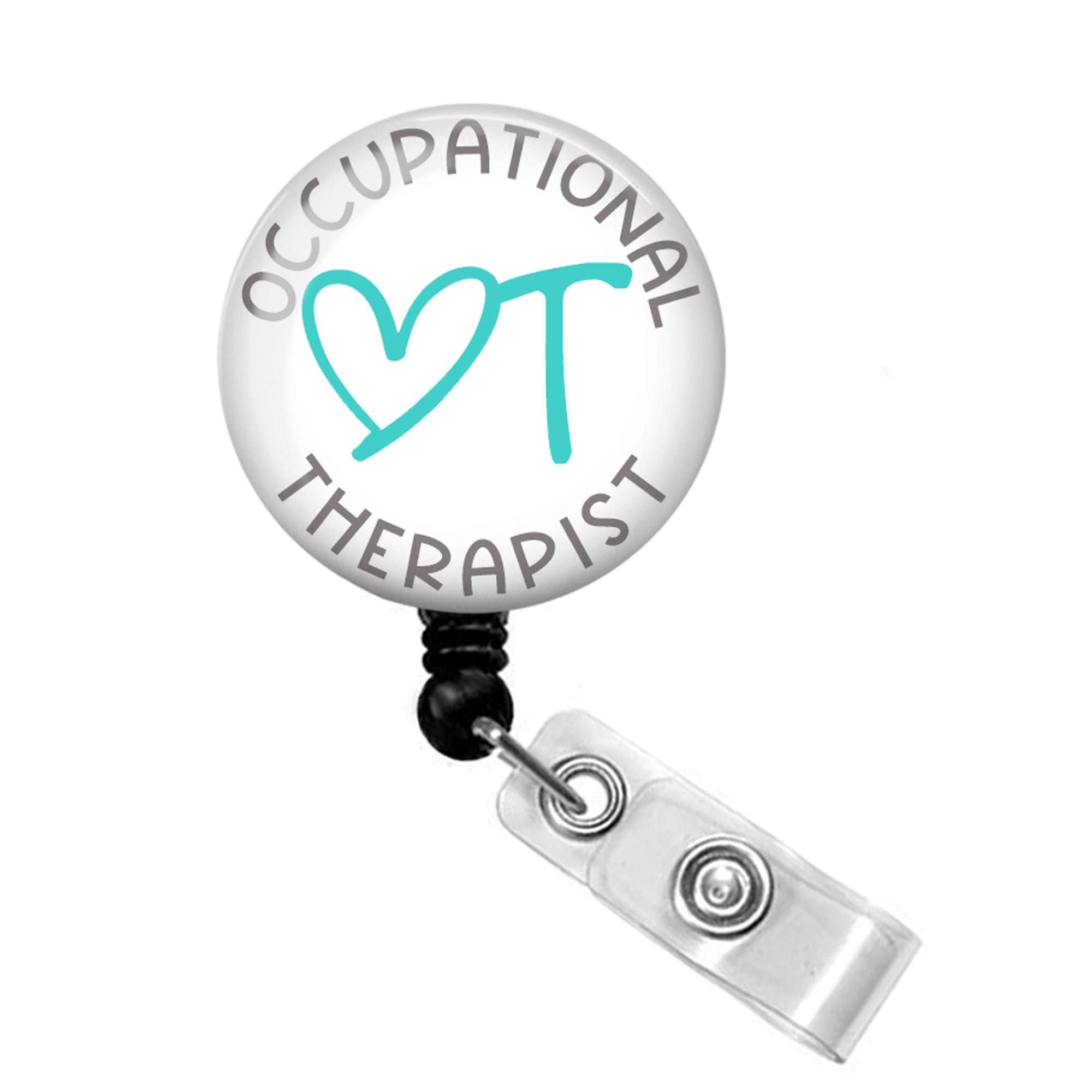 OT Badge Reel Occupational Therapy Badge Holder Etsy