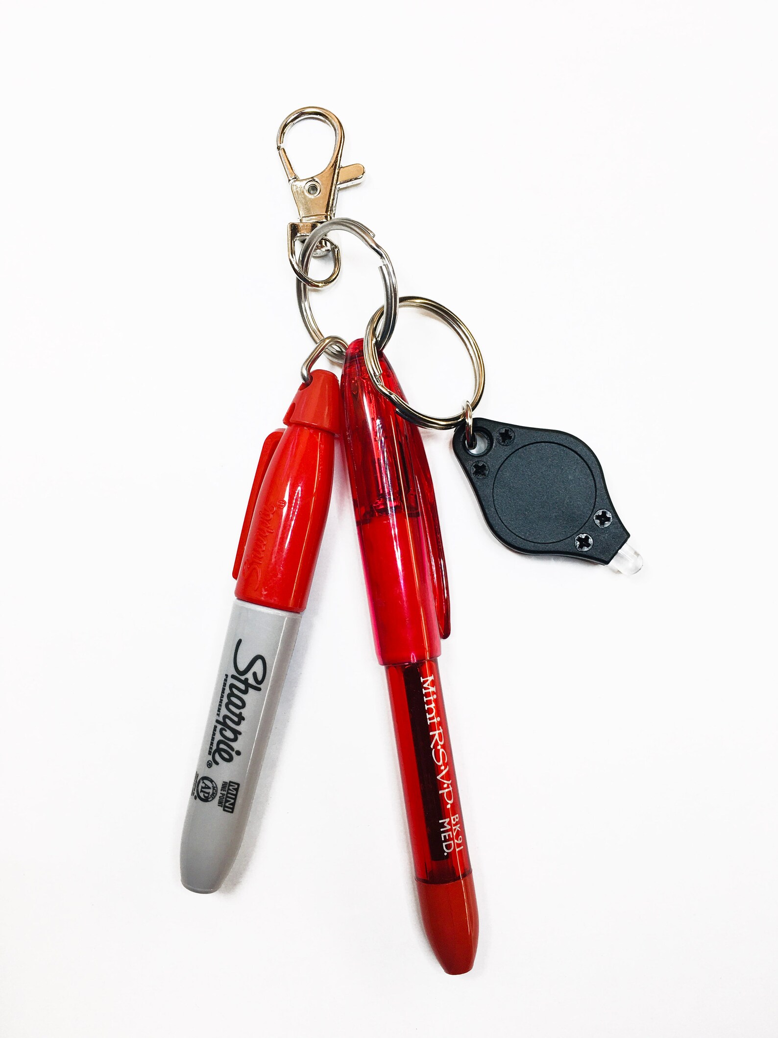 Mini Pen Mini Sharpie Sharpie Keychain Nurse Badge Clip Etsy