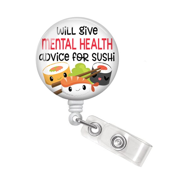 Mental Health Badge Reel Will Give Mental Health Advice for Sushi