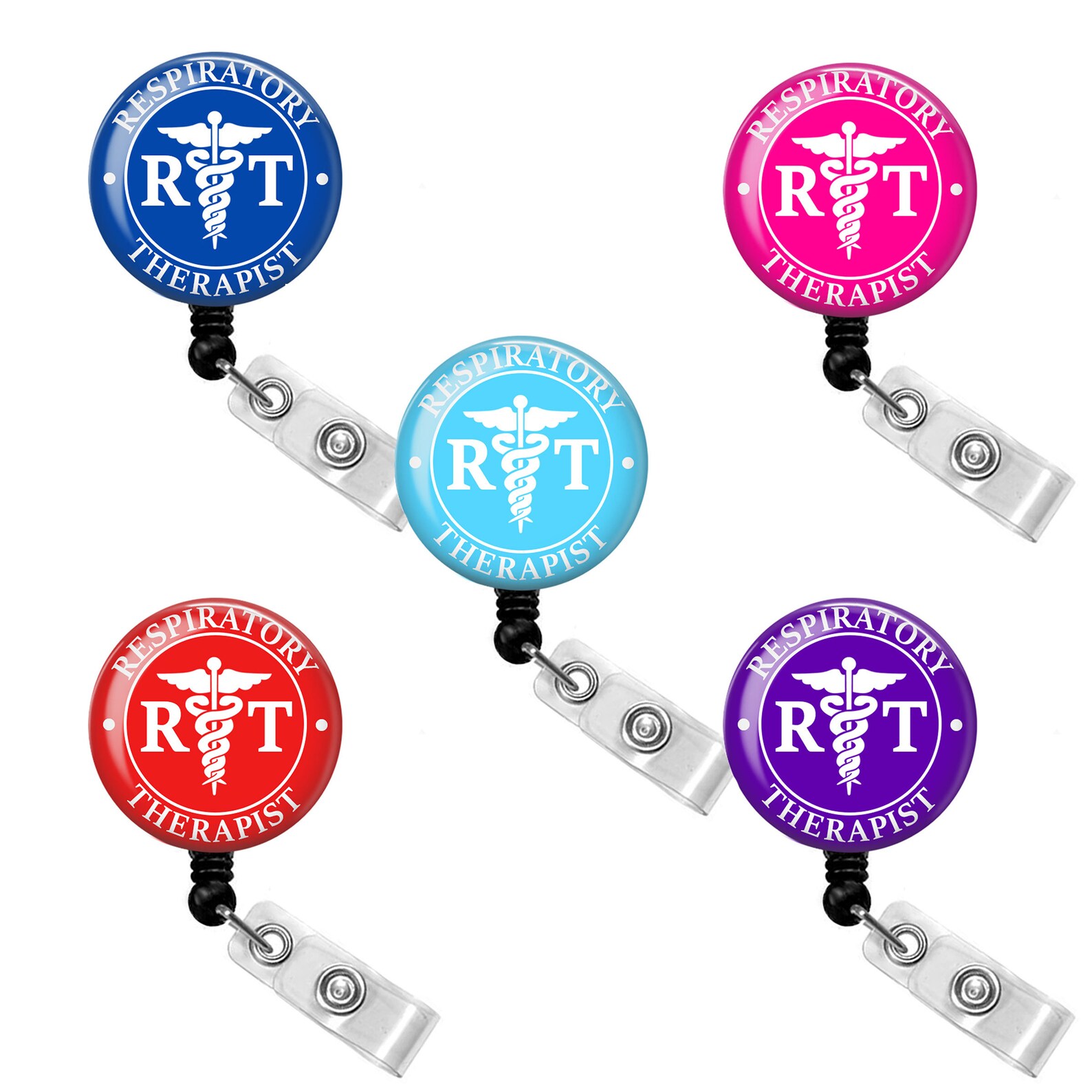 Respiratory Therapist Badge Reel Respiratory Therapy Badge Etsy