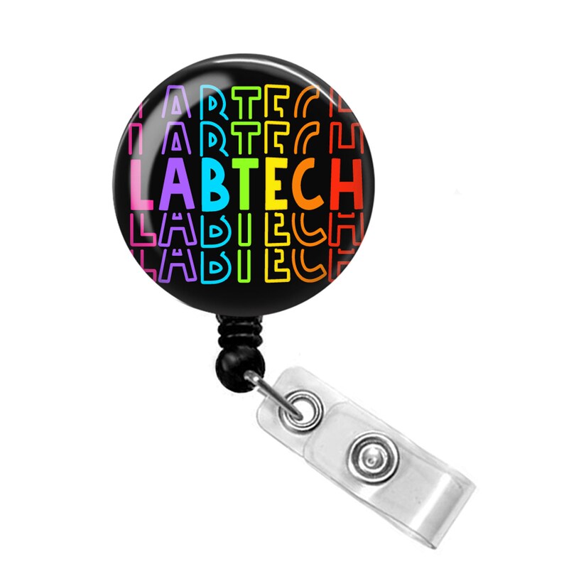 Lab Techs Are Magical Badge Reel Lab Technician Badge Reel Etsy