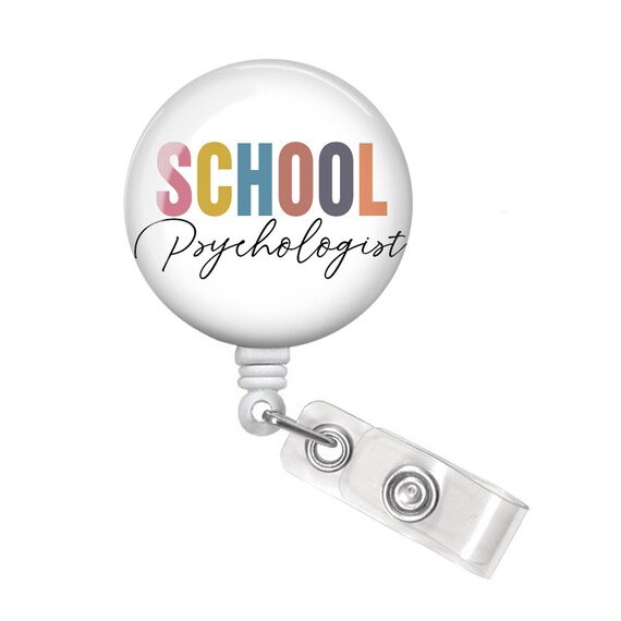 School Psychologist Badge Reel School Counselor Badge Reel School  Psychologist Badge Holder School Psychologist Gift -  Norway