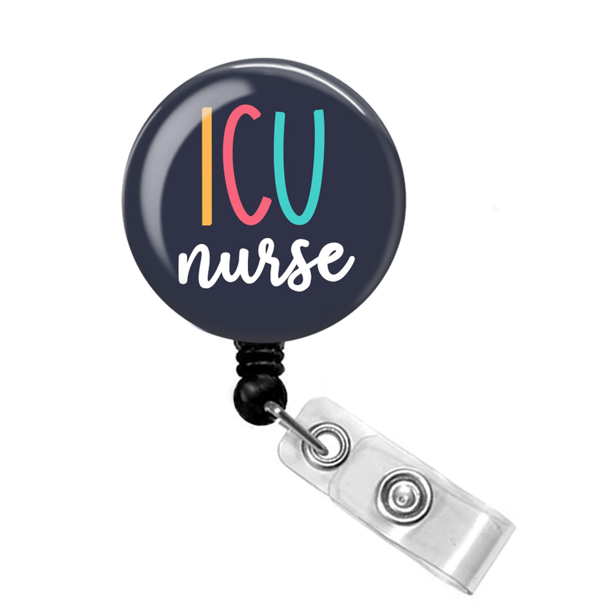 ICU Nurse Badge Reel ICU Nurse Badge Holder Intensive Care Badge Reel  Nurses Week ICU Nurse Gift -  Nederland