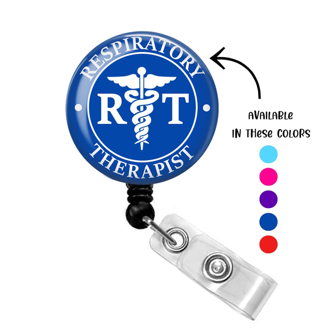 Respiratory Therapist Badge Reel Respiratory Therapy Badge Etsy