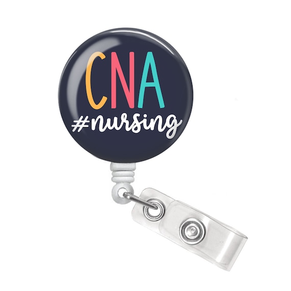 CNA Badge Reel CNA Badge Holder Nurse Badge Reel Nurse Badge