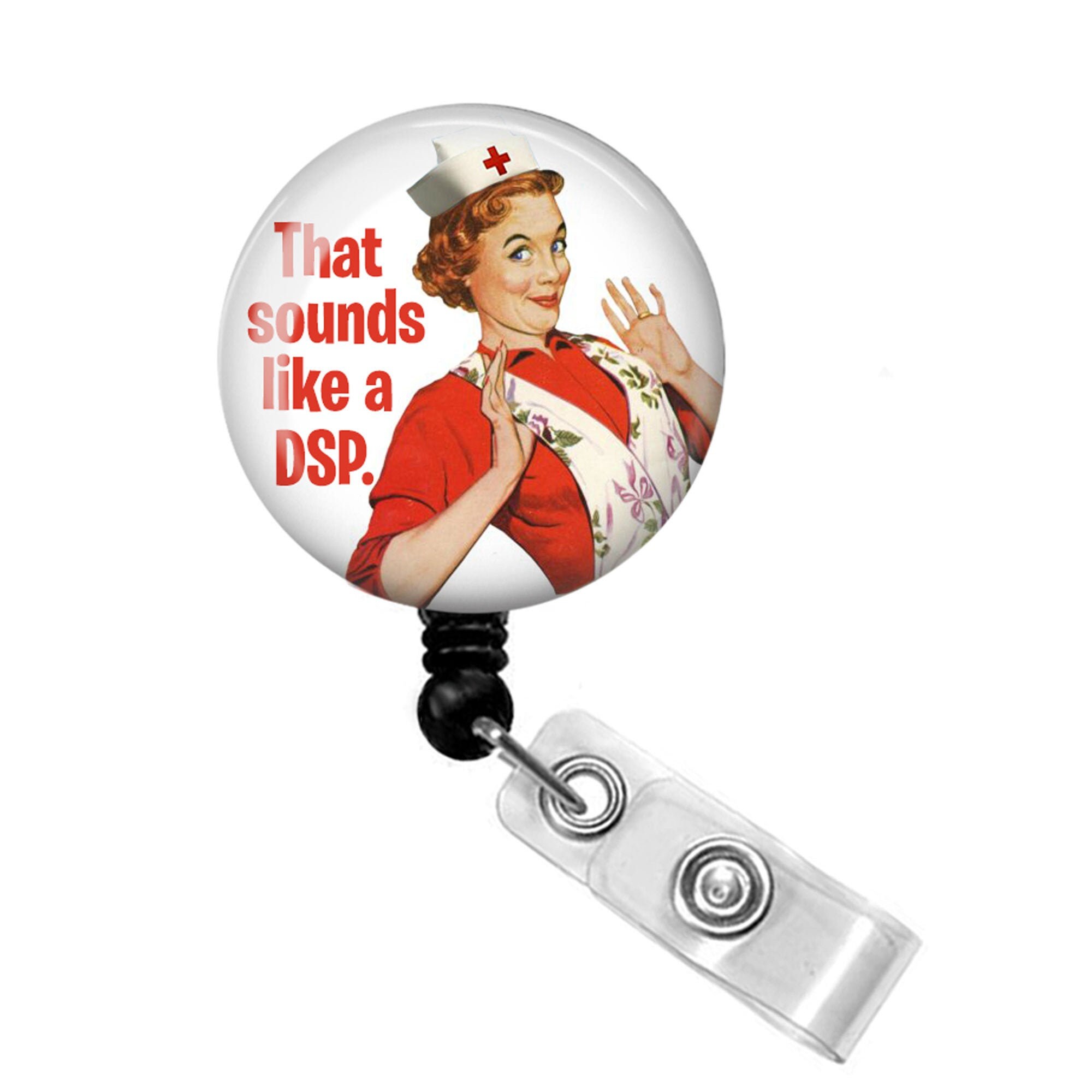 Day Shift Badge Reel - Night Shift Badge Reel - Funny Nurse Badge Ree…