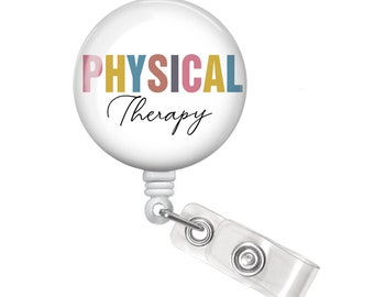 Physical Therapist Badge Reel - Physical Therapy Badge Reel - Physical  Therapist Assistant Badge Reel - Physical Therapy Badge Holder