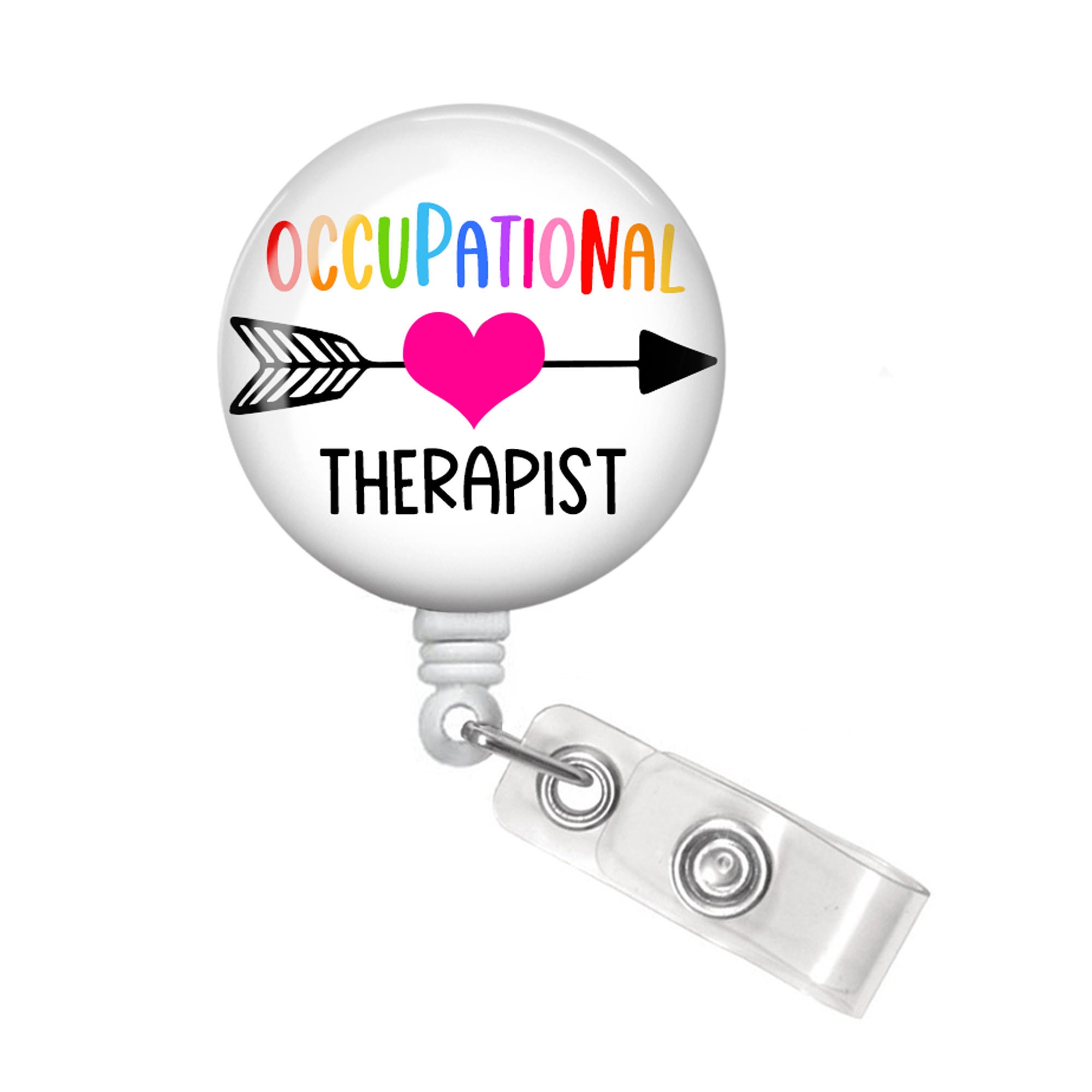 OT Badge Reel Occupational Therapy Badge Reel Occupational Etsy