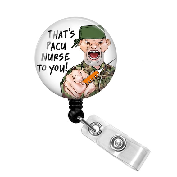 PACU Nurse Badge Reel PACU Nurse Badge Holder PACU Nurse Gift 