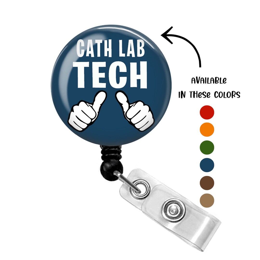 Cath Lab Badge Holder Cath Lab Tech Badge Holder Cath Lab Tech Badge