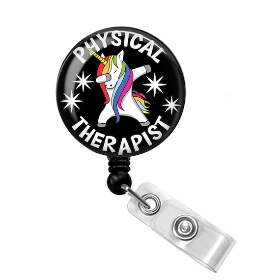 Physical Therapist Badge Reel Physical Therapy Badge Reel Physical Therapy  Badge Holder Unicorn Badge Reel PT Squad -  Canada