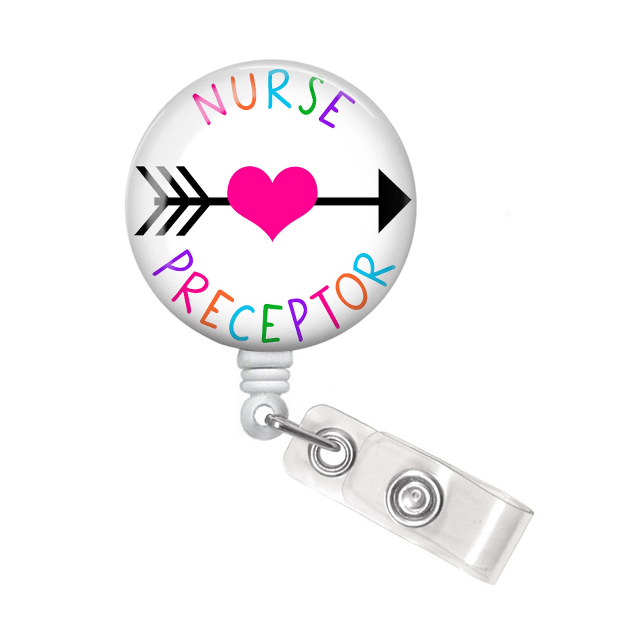Nurse Preceptor Badge Reel Nurse Badge Holder Preceptor Etsy