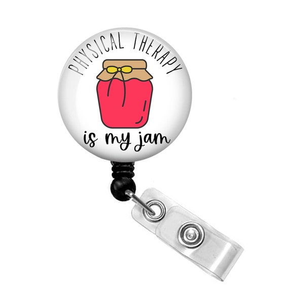 Physical Therapist Badge Reel Physical Therapy Assistant Badge