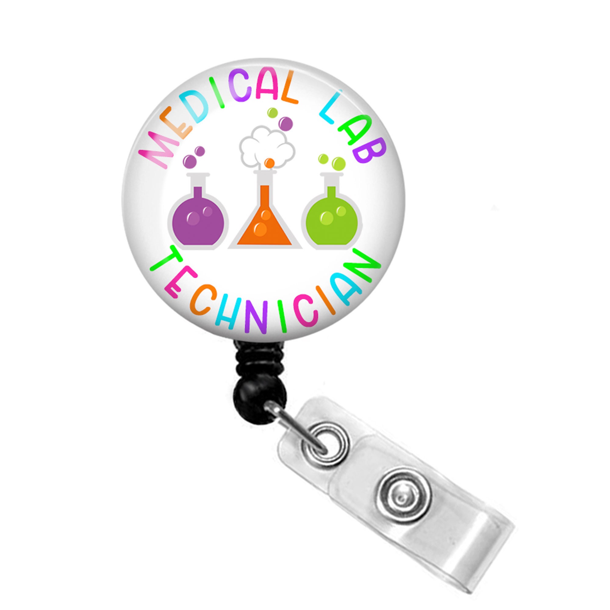 Medical Lab Technician Badge Reel Lab Technician Badge Reel | Etsy