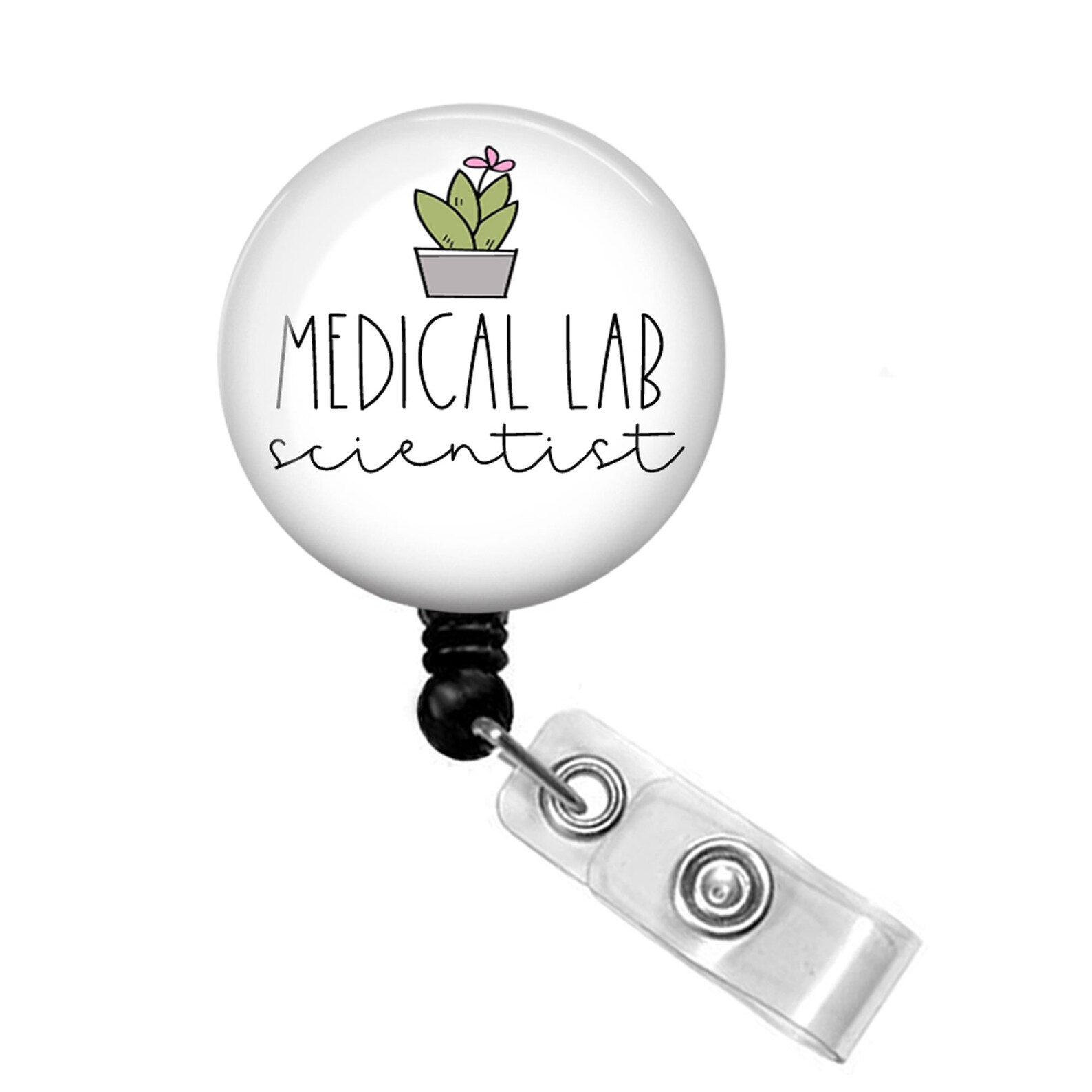 Medical Lab Scientist Badge Reel Medical Lab Technician Etsy