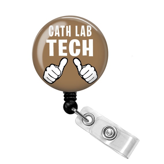 Cath Lab Badge Holder - Cath Lab Tech Badge Holder - Cath Lab Tech Badge Reel - Cardiac Cath Lab Tech Badge Reel - Cardiac Cath Lab Gift