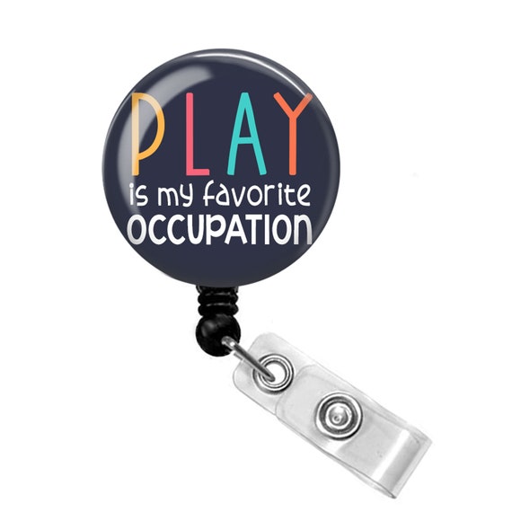 OT Badge Reel Occupational Therapy Badge Reel Occupational Therapist Badge  Reel Occupational Therapist Gift Pediatric OT Badge Reel 