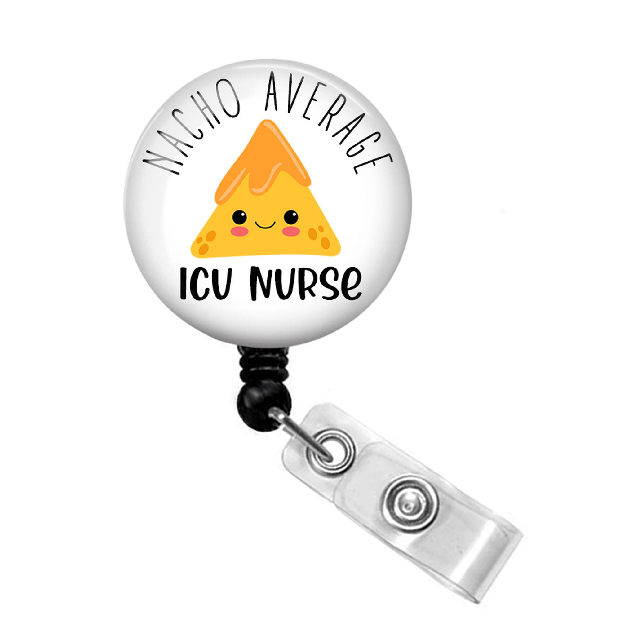 ICU Nurse Badge Reel ICU Nurse Badge Holder Intensive Care Etsy