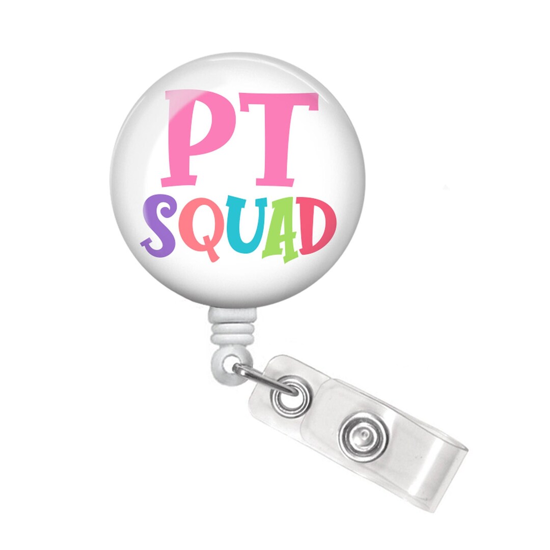 Physical Therapist Badge Reel Physical Therapy Badge Reel Etsy