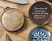 Engraved Compass, Gift for US Air Force, US Air Force Wings, Gift for Pilot, Army Pilot, Flyer, Army Aviation Wings, Boyfriend Compass Gift