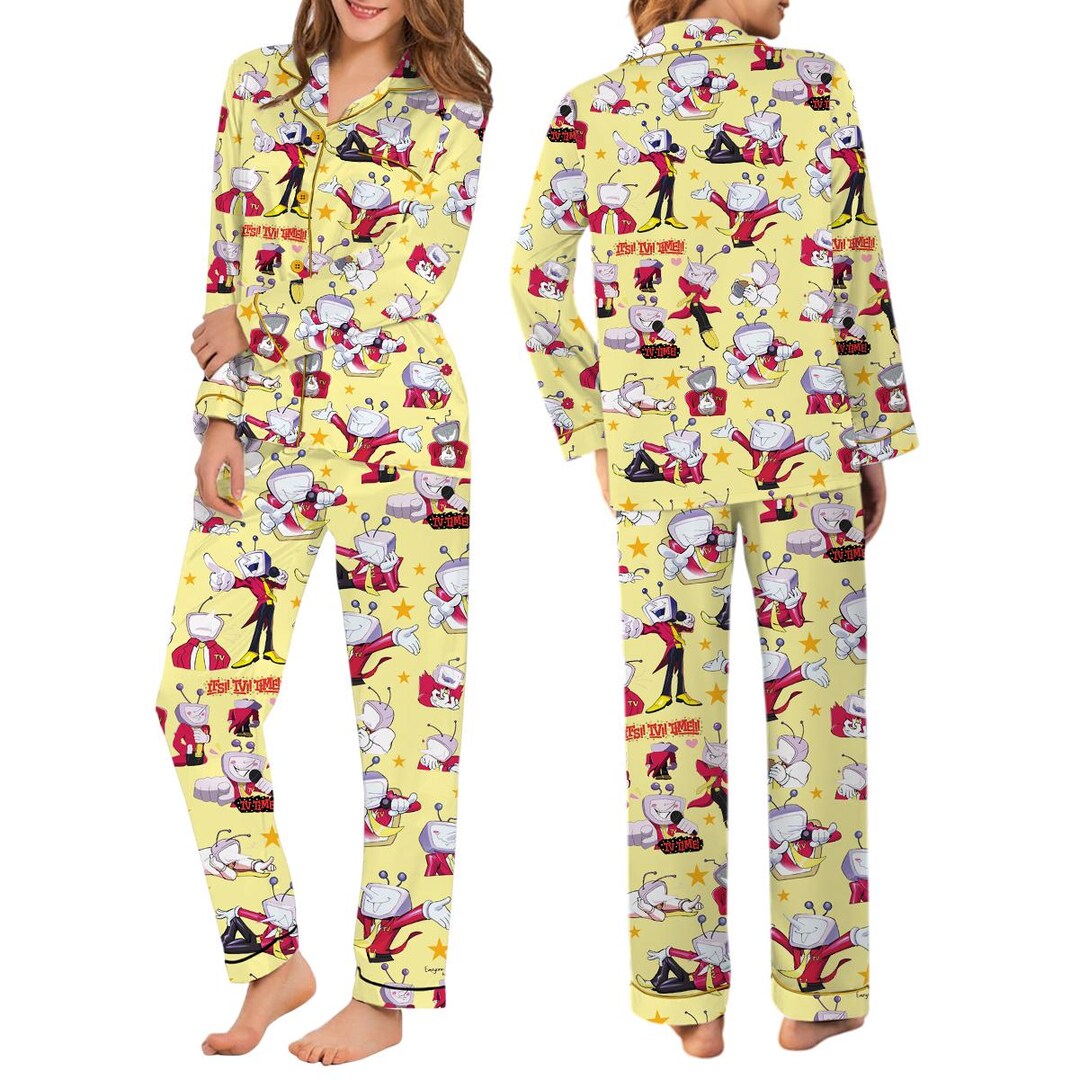 Tv Reklam Pyjamas Tenna Deltarune ITS TV TIME Game Pajamas Set Long - Etsy