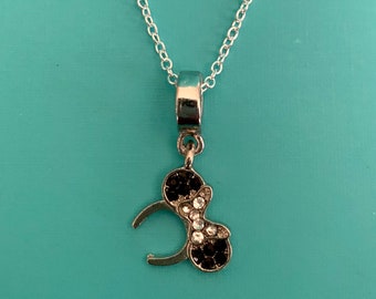 Minnie Ears Charm Necklace / Disney Cruise Fish Extender Gift / DCL FE Gift / Minnie Mouse Necklace / Disneyland Disney World