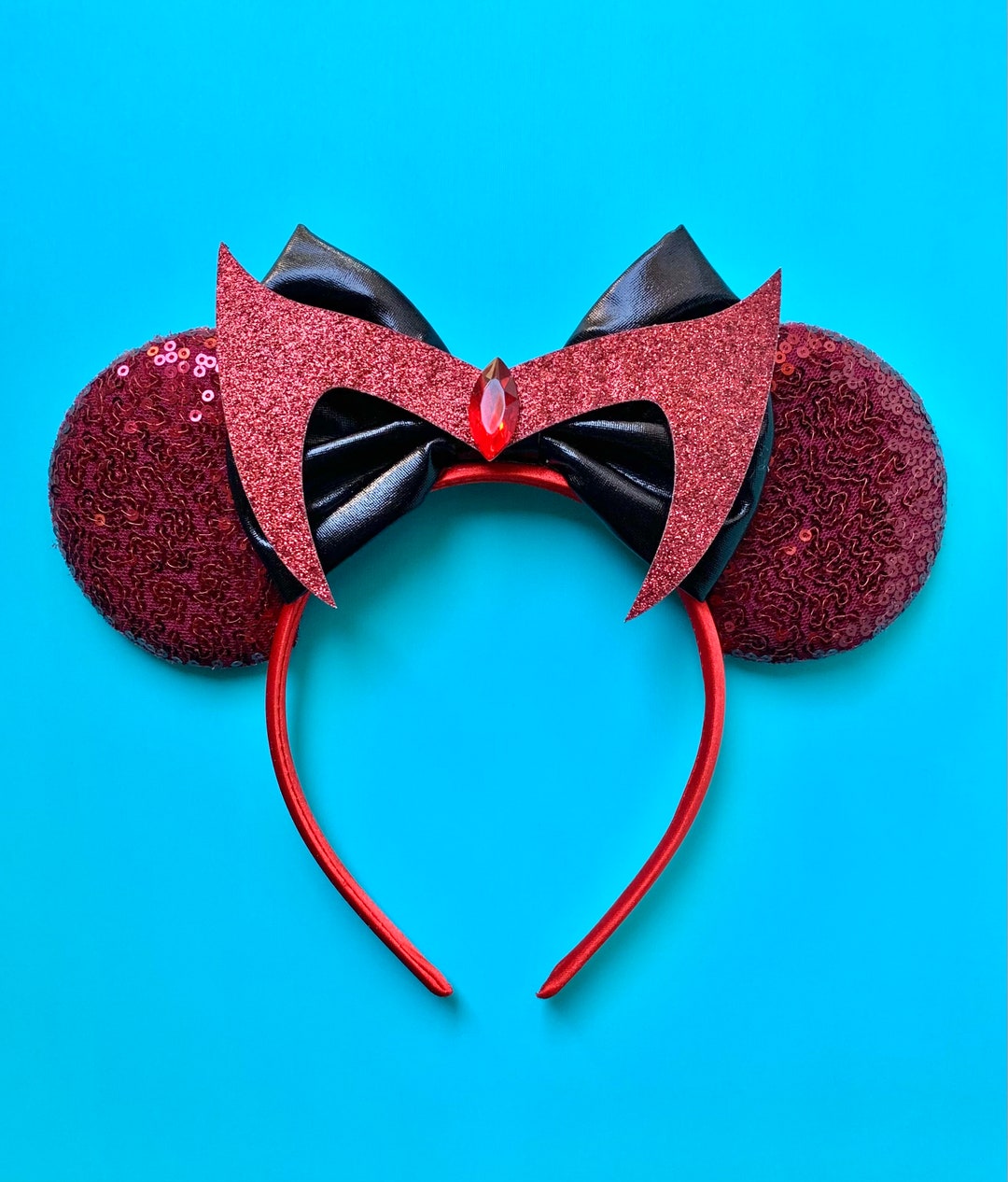 Wanda Ears Affordable Mickey Wandavision Inspired Ears Marvel Red Witch