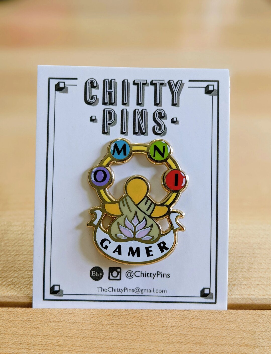 Omni Gamer, Board Game Enamel Pin - Etsy