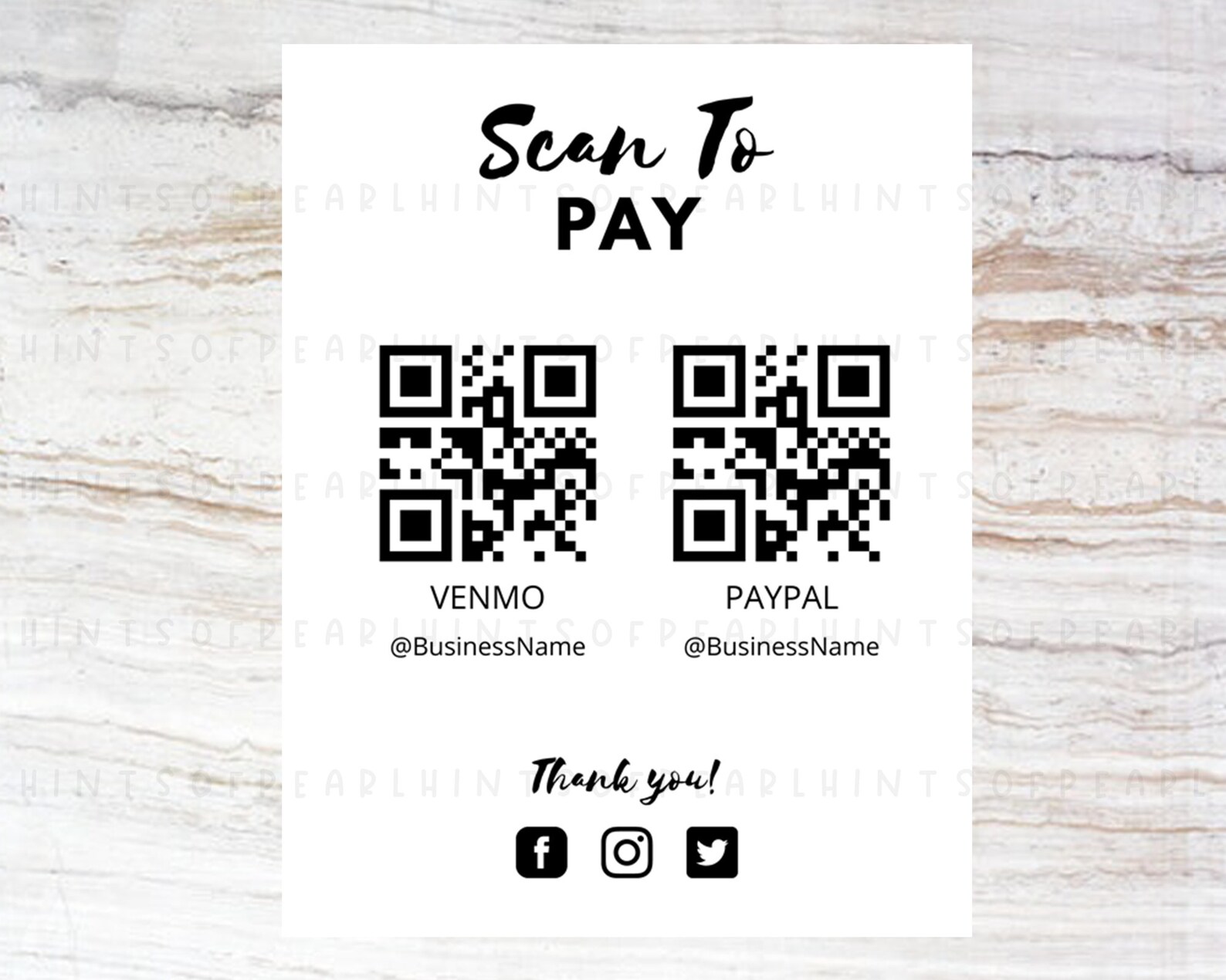 QR Code Sign Printable Digital Download PDF 8.5 X11 Inches - Etsy Singapore