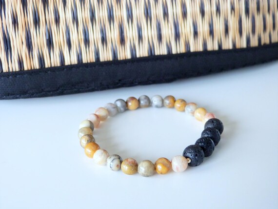 Aromatherapy Bracelet/essential Oil Diffuser Bracelet/crazy Lace