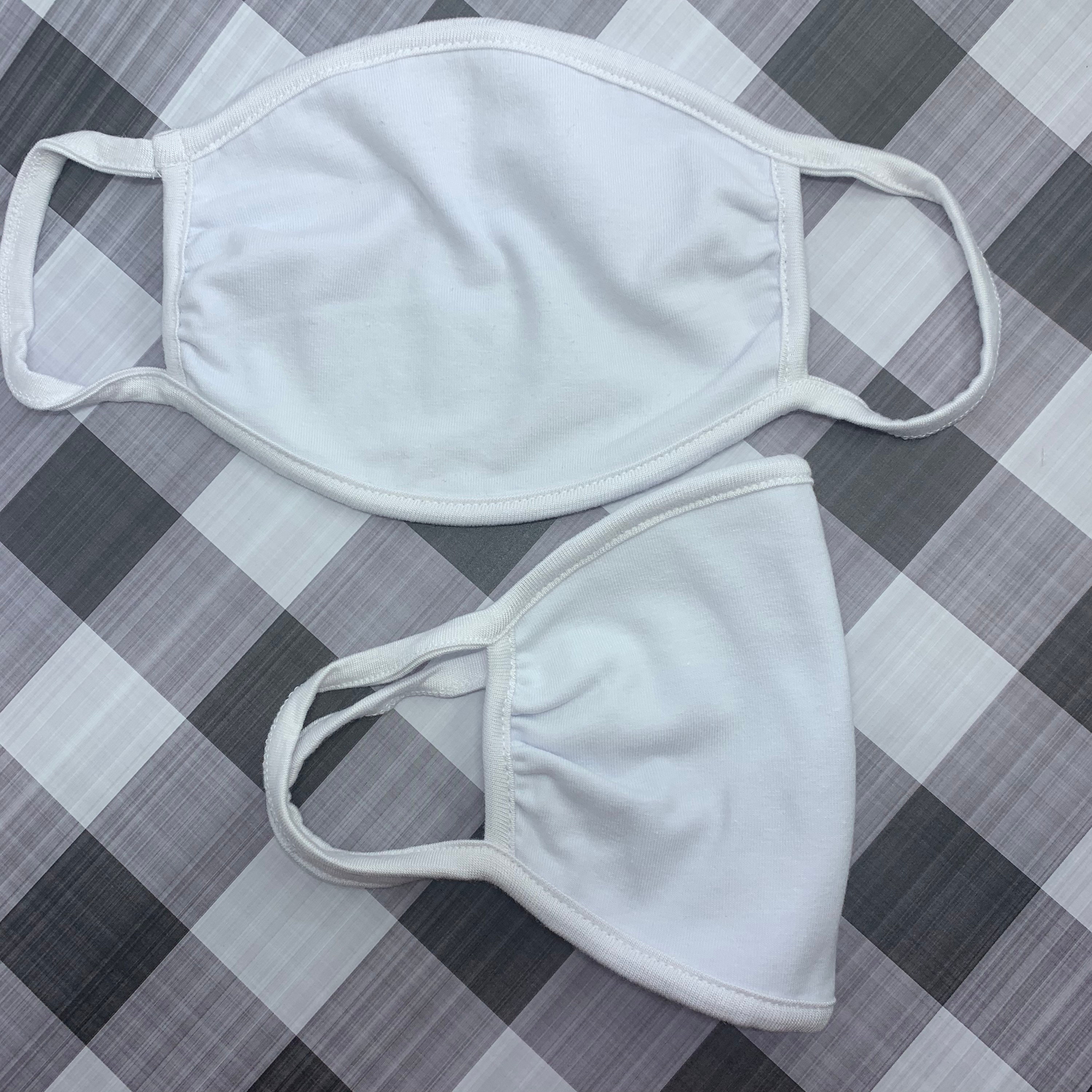 White Mask White Masks for Tie Dye Masks for Painting Etsy