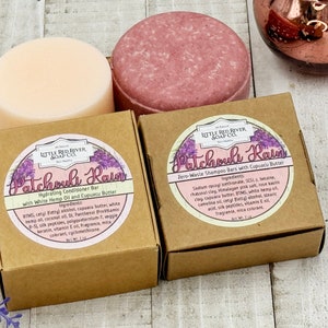 Patchouli Rain Solid Shampoo Bar or Conditioner Bar